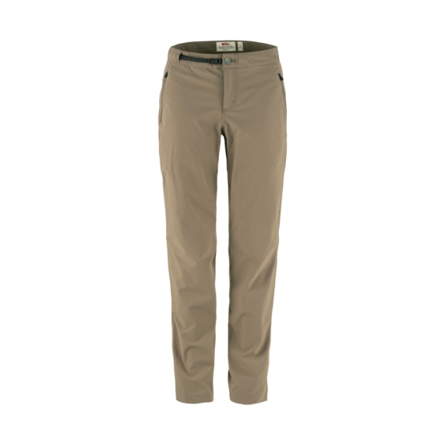 fjällräven High Coast Trail Trousers W 244_Suede Brown F87091