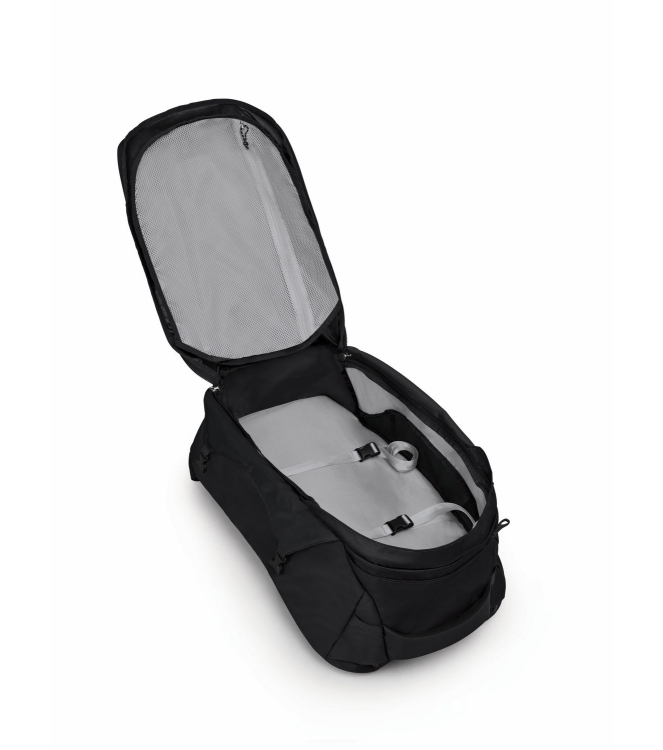 Osprey Osprey Farpoint 40 Rugtas/Travelpack black 1-220 Black Osprey tassen 1-220 licht grijs bij Leerentveldvrijetijd.nl