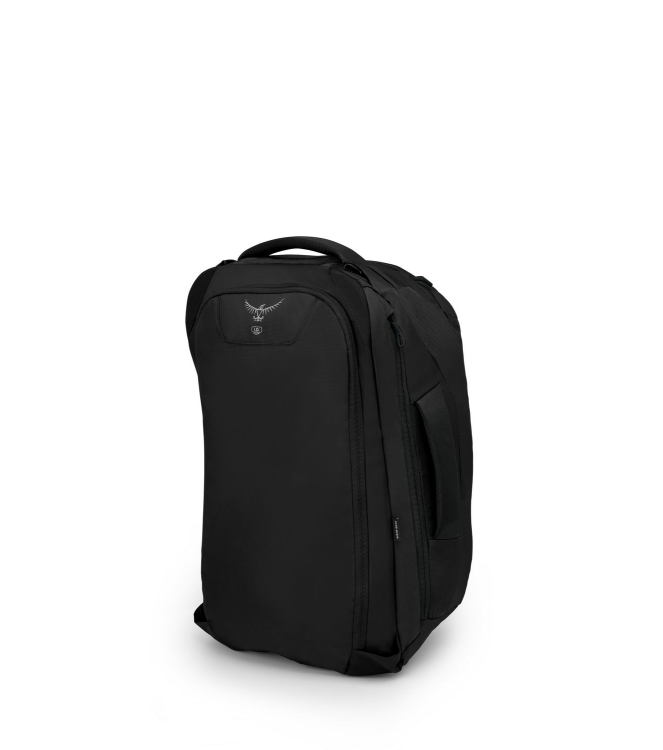 Osprey Osprey Farpoint 40 Rugtas/Travelpack black 1-220 Black Osprey tassen 1-220 licht grijs bij Leerentveldvrijetijd.nl