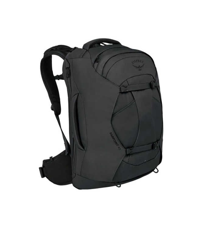Osprey Osprey Farpoint 40 Rugtas/Travelpack vision grey 1-220 Vision Grey Osprey tassen 1-220 lichtblauw bij Leerentveldvrijetijd.nl