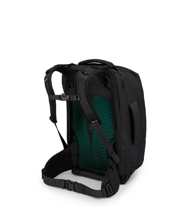 Osprey Osprey Fairview 40 Rugtas/Travelpack black 1-223 Black Osprey tassen 1-223 licht grijs bij Leerentveldvrijetijd.nl