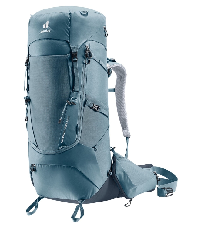 Deuter Deuter Aircontact Core 60+10 atlantic/ink DR3350524-1374 atlantic/ink Deuter tassen DR3350524-1374 antraciet bij Leerentveldvrijetijd.nl