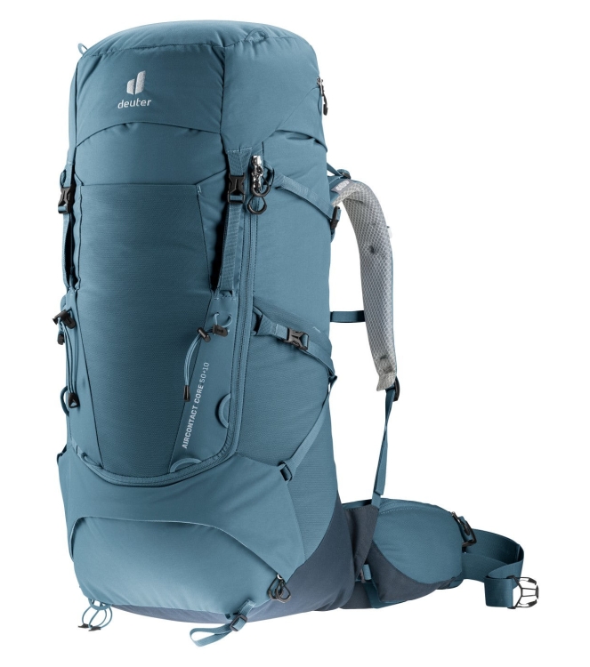 Deuter Deuter Aircontact Core 50+10 rugzak atlantic/ink DR3350324-1374 atlantic/ink Deuter tassen DR3350324-1374 antraciet bij Leerentveldvrijetijd.nl