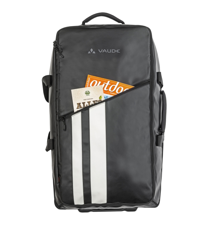 Vaude Vaude Rotuma 90 Trolley black 14247010 black Vaude tassen 14247010 licht grijs bij Leerentveldvrijetijd.nl