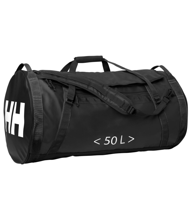 Helly Hansen Helly Hansen HH Duffel Bag 2 50L black 68005_990 Black Helly Hansen tassen 68005_990 licht grijs bij Leerentveldvrijetijd.nl