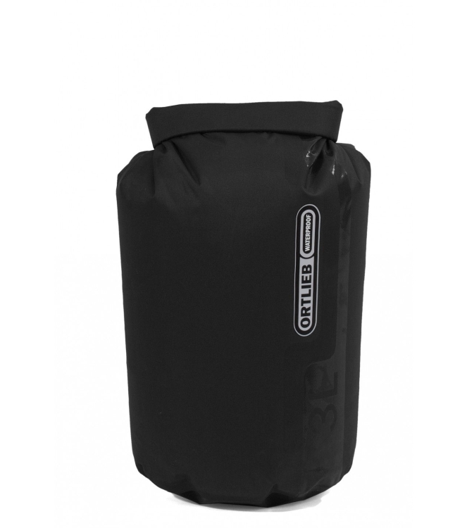 Ortlieb Ortlieb Dry-Bag PS10 3 L black OK20207 black Ortlieb tassen OK20207 licht grijs bij Leerentveldvrijetijd.nl