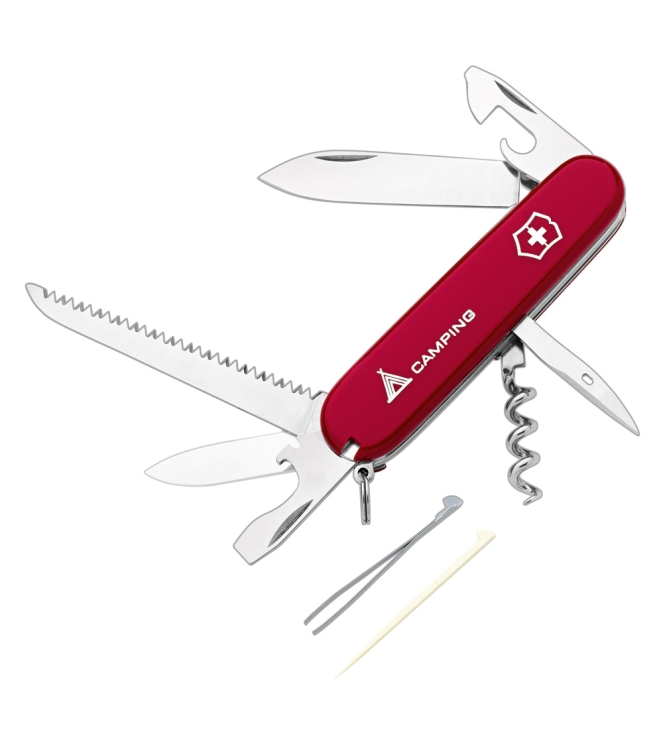 Victorinox Victorinox Camper 13 functies zakmes  5V1.3613.71B1  Victorinox outdoor accessoires 5V1.3613.71B1 ecru bij Leerentveldvrijetijd.nl