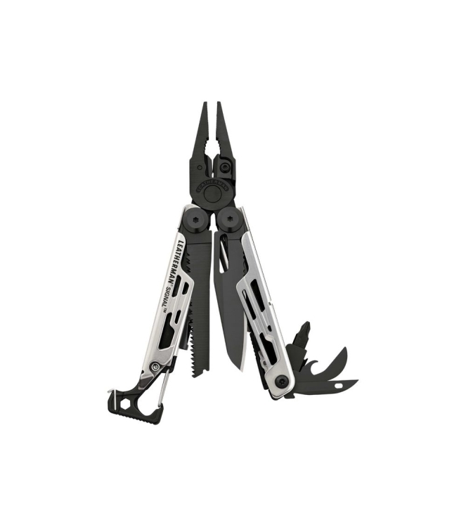 Leatherman Leatherman Signal Black & Silver w/Nylon sh  LE 7000-BS  Leatherman outdoor accessoires LE 7000-BS ecru bij Leerentveldvrijetijd.nl