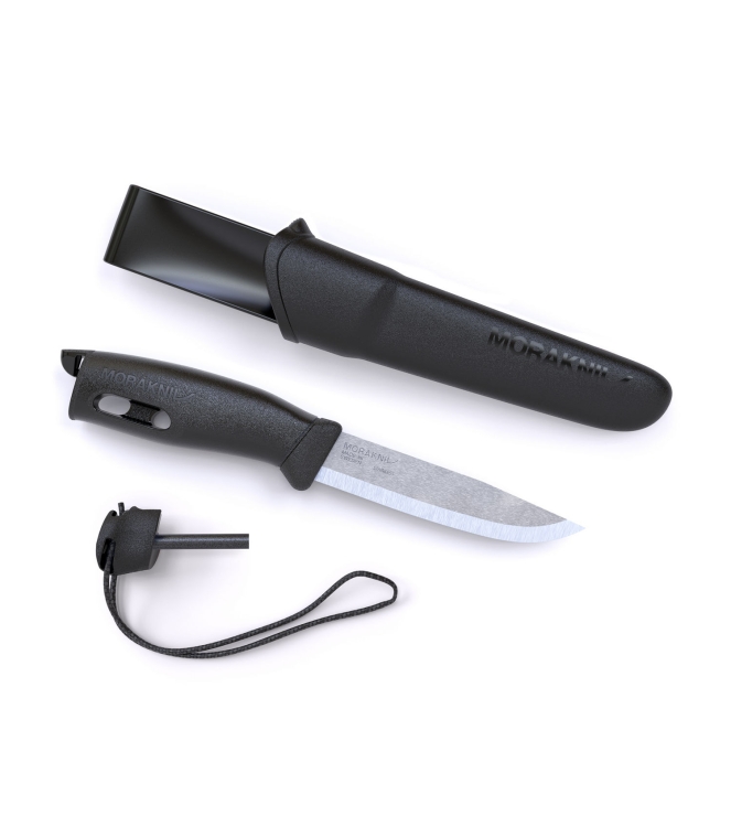 Mora Mora Companion Spark Black  MO 13567  Mora outdoor accessoires MO 13567 ecru bij Leerentveldvrijetijd.nl