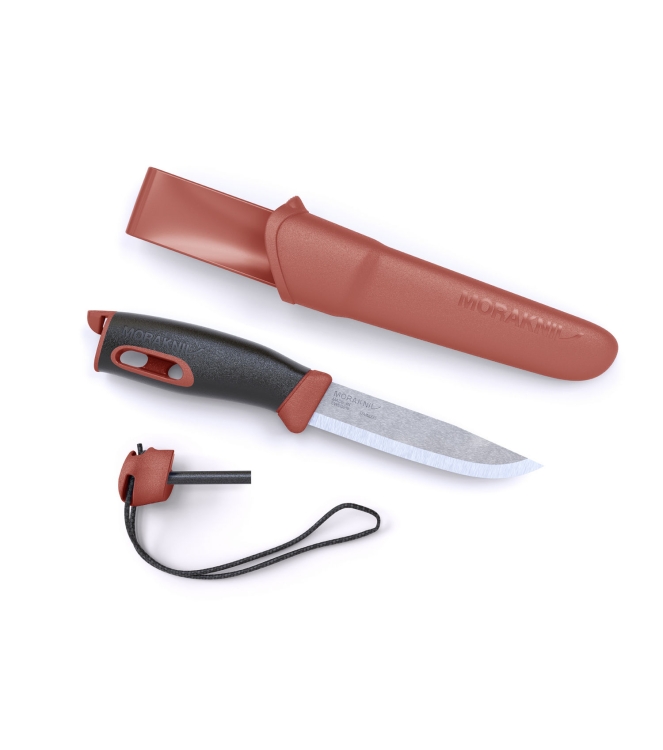 Mora Mora Companion Spark Red  MO 13571  Mora outdoor accessoires MO 13571 ecru bij Leerentveldvrijetijd.nl
