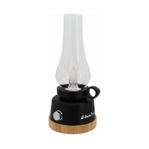 eurotrail Tafellamp Wind LED oplaadbaar black ETLT1221