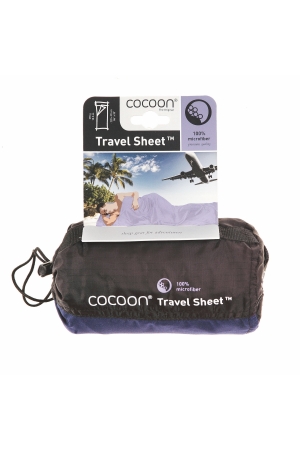 Cocoon Cocoon Travelsheet microfiber 220x90cm Blue Cocoon Cocoon Travelsheet microfiber 220x90cm Blue