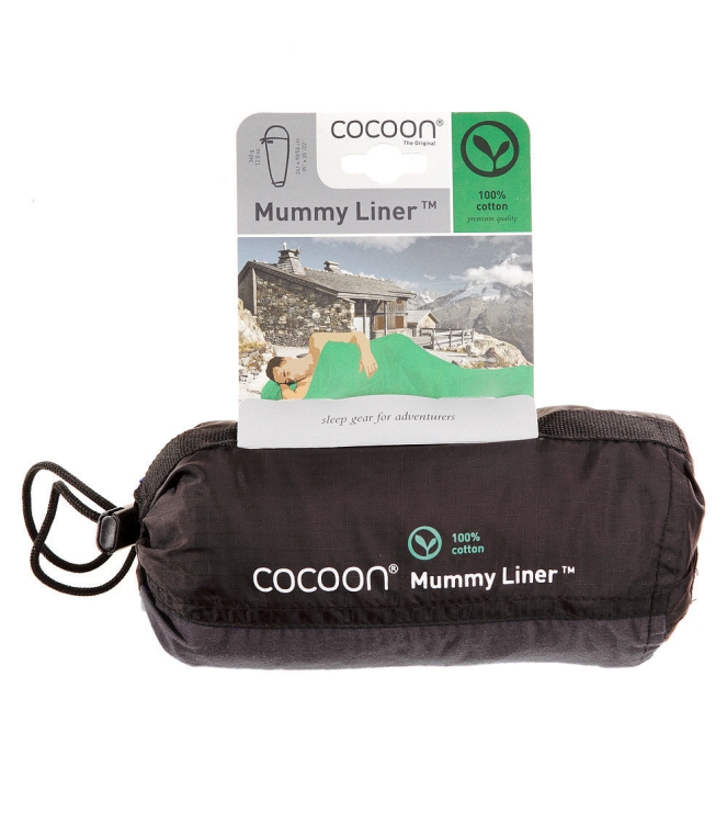 Cocoon Cocoon Lakenzak CM 44 katoen mummy  CM44  Cocoon slapen CM44 ecru bij Leerentveldvrijetijd.nl