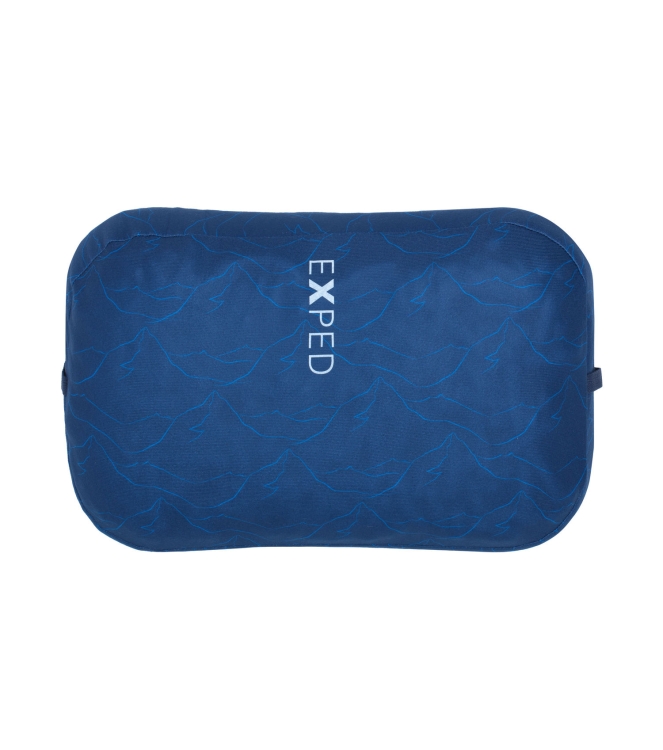 Exped Exped REM Pillow M blue mountian print E7843349 blue mountian print Exped slapen E7843349 antraciet bij Leerentveldvrijetijd.nl
