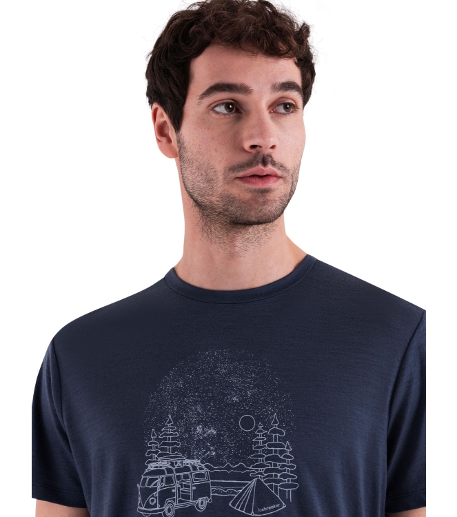 Icebreaker fleeces en truien 0A56WR884 lichtblauw bij Leerentveldvrijetijd.nl