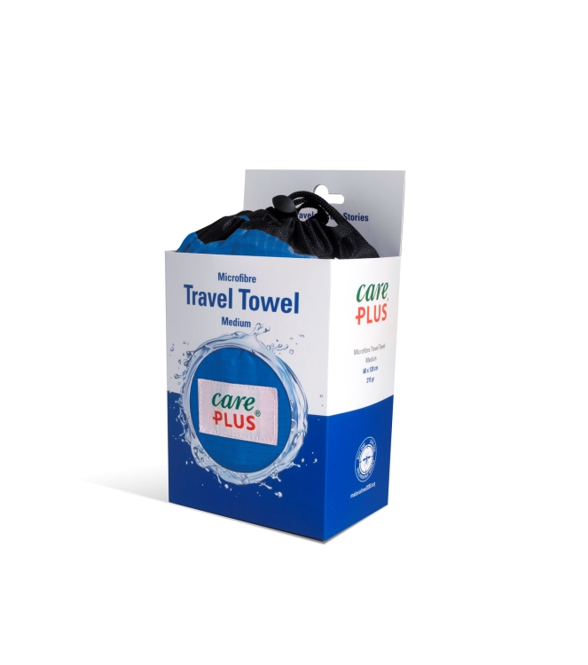 Care Plus Care Plus CP® Travel Towel - Microfibre 60x120cm dolemite blue 34601 Dolemite Blue Care Plus outdoor accessoires 34601 antraciet bij Leerentveldvrijetijd.nl
