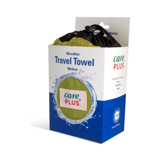 care-plus CP® Travel Towel - Microfibre 60x120cm  Pesto 34631