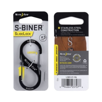 Nite Ize S-Biner #3 Slidelock Stainless