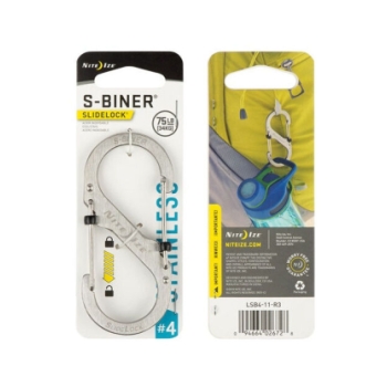 Nite Ize S-Biner #4 Slidelock Stainless