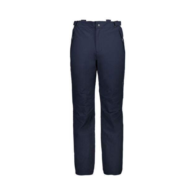cmp Ski Pant Salopette Stretch Men N950 Black Blue 3W17397N