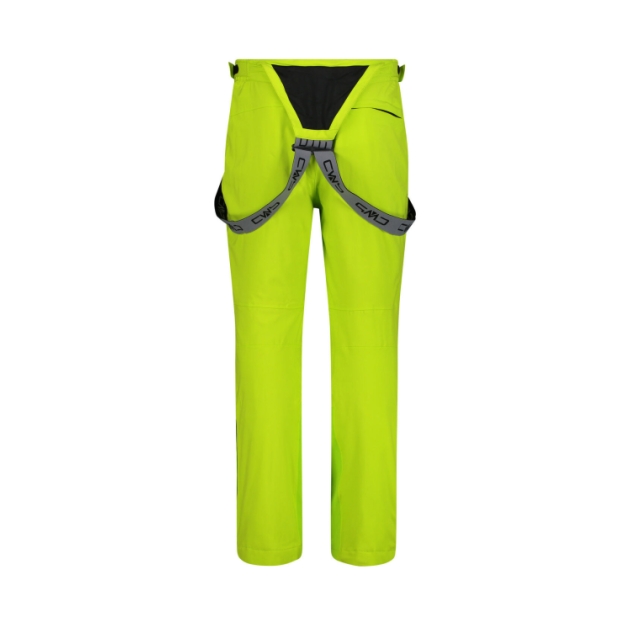 CMP Ski Pant Salopette Stretch Men E112 Acido 3W17397N