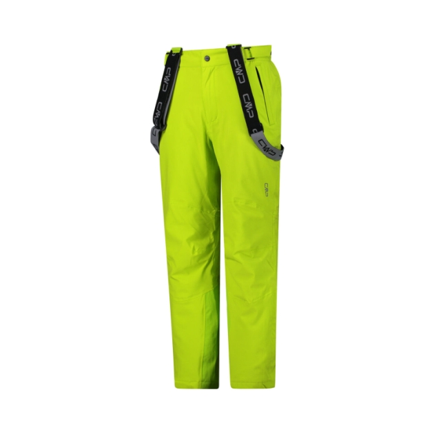 CMP Ski Pant Salopette Stretch Men E112 Acido 3W17397N