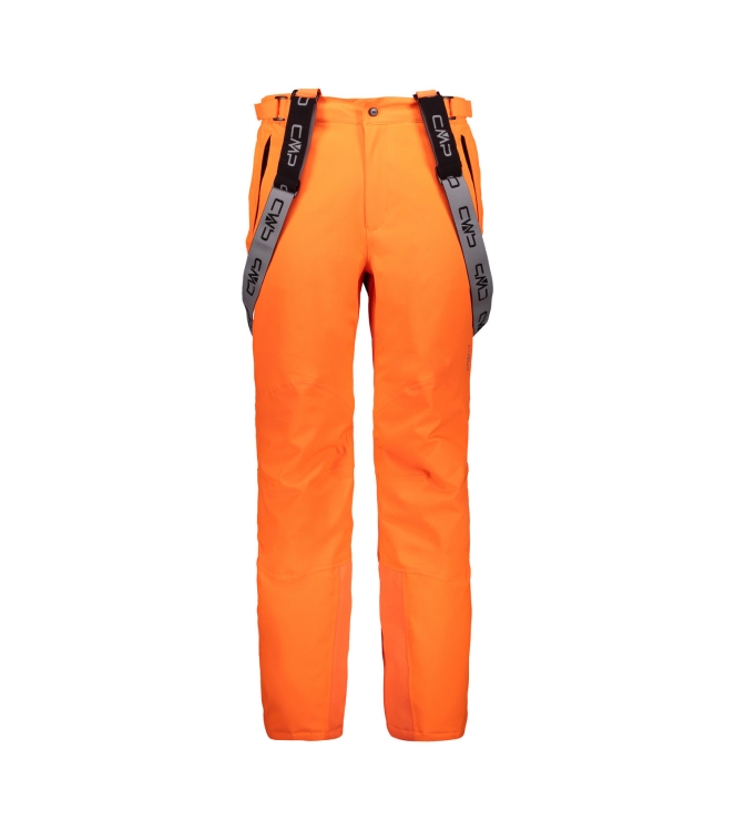 CMP CMP Ski Pant Salopette Stretch Men oranje 3w17397n oranje CMP gevoerde broeken 3w17397n beige bij Leerentveldvrijetijd.nl