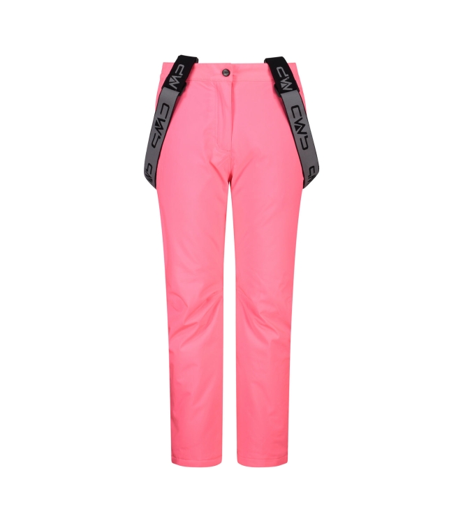 CMP CMP Ski Salopette Kids b357 gloss 3W15994 B357 Gloss CMP gevoerde broeken 3W15994 licht grijs bij Leerentveldvrijetijd.nl