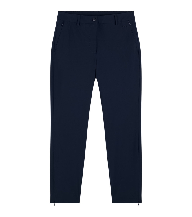 j. lindeberg j. lindeberg Pia Pant jl navy GWPA06638 6855 JL Navy j. lindeberg gevoerde broeken GWPA06638 6855 antraciet bij Leerentveldvrijetijd.nl