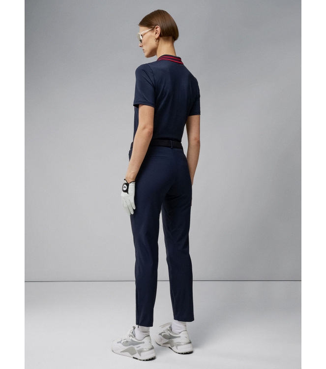 j. lindeberg j. lindeberg Pia Pant jl navy GWPA06638 6855 JL Navy j. lindeberg gevoerde broeken GWPA06638 6855 antraciet bij Leerentveldvrijetijd.nl