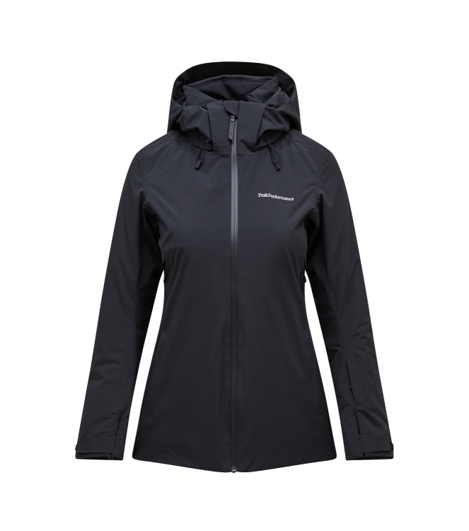 Peak Performance Peak Performance W Anima Jacket black G79688050 Black Peak Performance jassen G79688050 licht grijs bij Leerentveldvrijetijd.nl