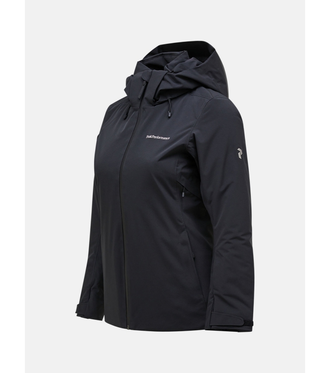Peak Performance Peak Performance W Anima Jacket black G79688050 Black Peak Performance jassen G79688050 licht grijs bij Leerentveldvrijetijd.nl