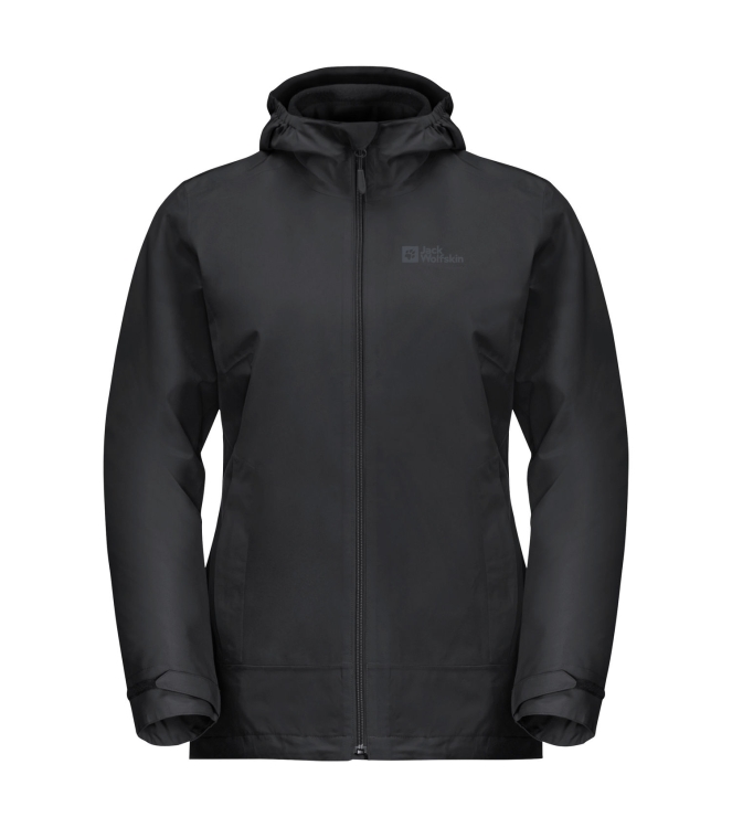 Jack Wolfskin Jack Wolfskin Moonrise 3In1 Jkt W black 1115621_6000 black Jack Wolfskin jassen 1115621_6000 licht grijs bij Leerentveldvrijetijd.nl