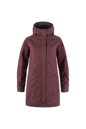Fjällräven Fjällräven Kiruna Padded Parka Women 357_Port Fjällräven Fjällräven Kiruna Padded Parka Women 357_Port