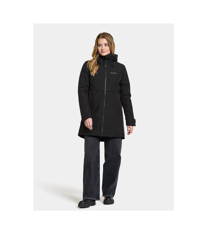 Didriksons 1913 Didriksons 1913 Helle Women\'s Parka 5 060_black 504301 060_Black Didriksons 1913 jassen 504301 licht grijs bij Leerentveldvrijetijd.nl