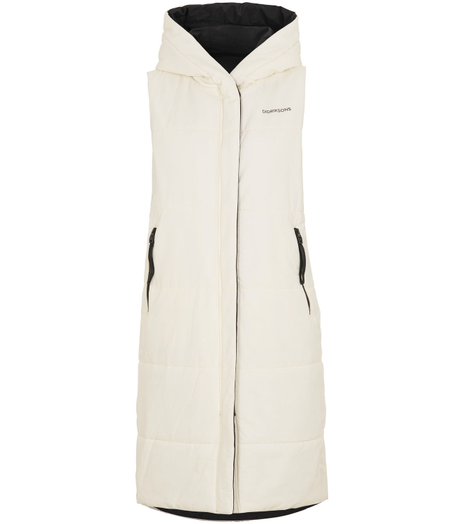 Didriksons 1913 Didriksons 1913 Aviva Women\'s Vest white foam/black 504312-B07 White Foam/Black Didriksons 1913 jassen 504312-B07 roze bij Leerentveldvrijetijd.nl
