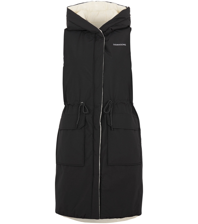 Didriksons 1913 Didriksons 1913 Aviva Women\'s Vest white foam/black 504312-B07 White Foam/Black Didriksons 1913 jassen 504312-B07 roze bij Leerentveldvrijetijd.nl