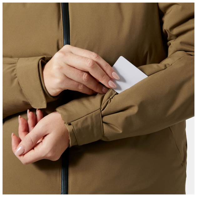 helly-hansen W Nora Short Puffy Jacket 718_Sepia Plad Print 65897