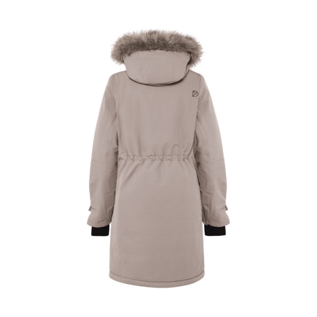 didriksons-1913 Erika Wns Parka 3 F04_Ash Brown 504303