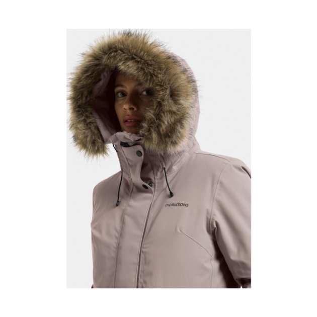 didriksons-1913 Erika Wns Parka 3 F04_Ash Brown 504303