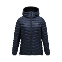 Peak Performance W Frost Down Hood Jacket Black G79633060