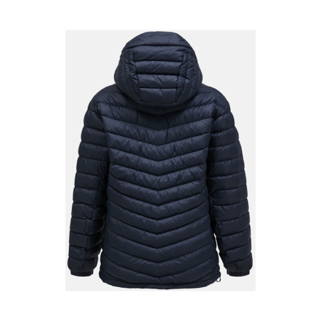 Peak Performance W Frost Down Hood Jacket Black G79633060
