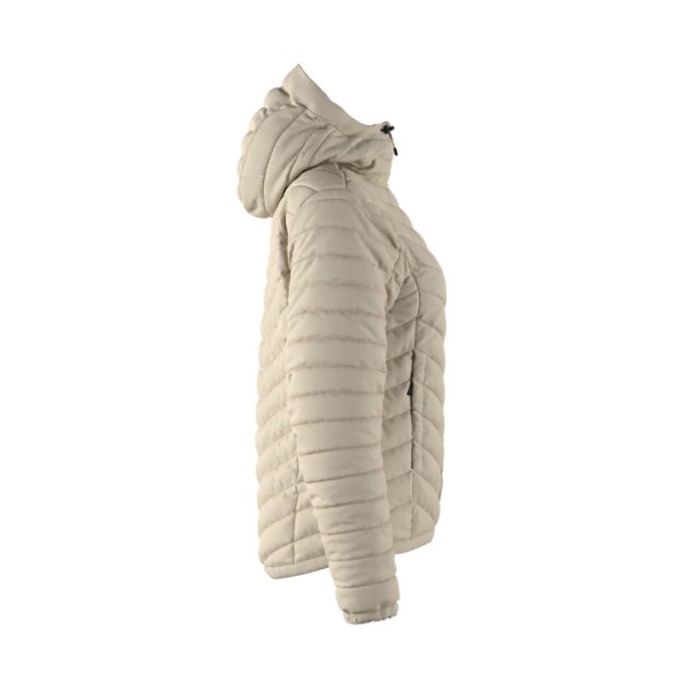 Peak Performance W Frost Down Hood Jacket Sand Fog G79633110