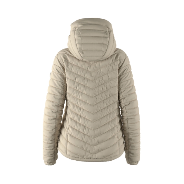 Peak Performance W Frost Down Hood Jacket Sand Fog G79633110