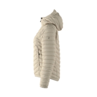 Peak Performance W Frost Down Hood Jacket Sand Fog G79633110