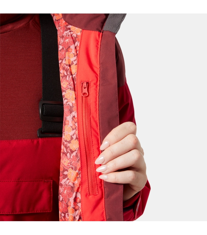 Helly Hansen Helly Hansen W Nora Short Puffy Jacket 180_mars red 65897 180_Mars Red Helly Hansen jassen 65897 geel bij Leerentveldvrijetijd.nl