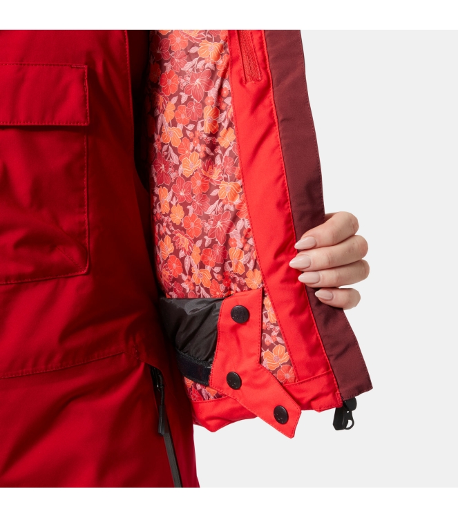 Helly Hansen Helly Hansen W Nora Short Puffy Jacket 180_mars red 65897 180_Mars Red Helly Hansen jassen 65897 geel bij Leerentveldvrijetijd.nl