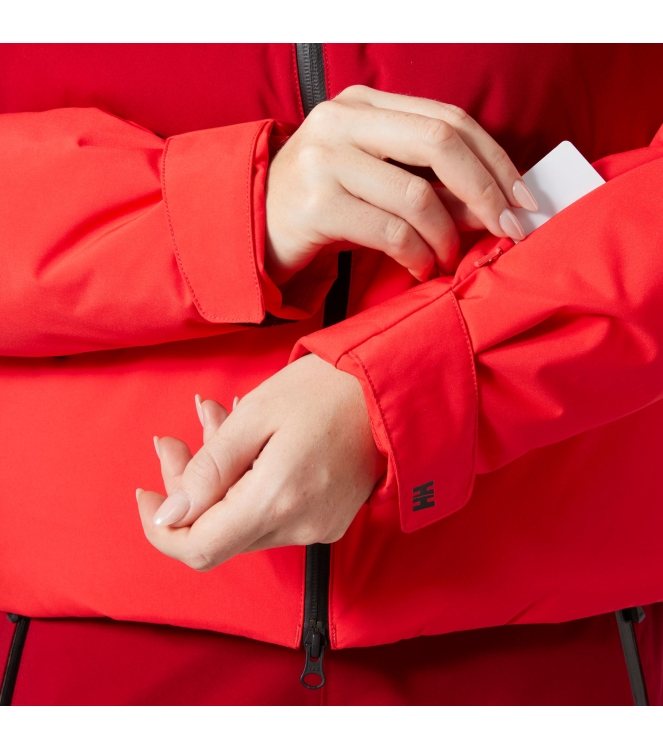 Helly Hansen Helly Hansen W Nora Short Puffy Jacket 180_mars red 65897 180_Mars Red Helly Hansen jassen 65897 geel bij Leerentveldvrijetijd.nl