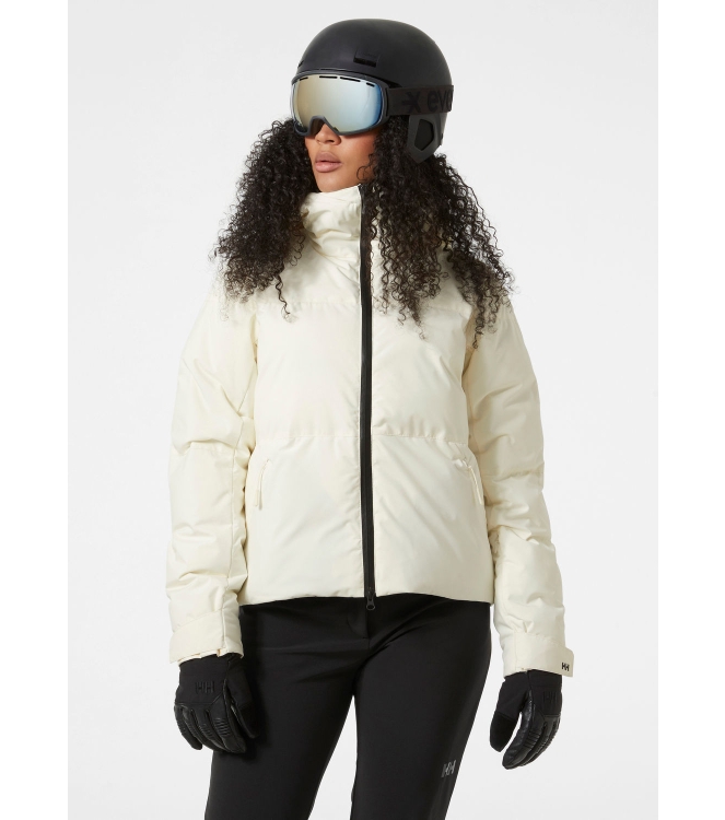 Helly Hansen Helly Hansen W Nora Short Puffy Jacket 047_snow 65897 047_Snow Helly Hansen jassen 65897 roze bij Leerentveldvrijetijd.nl