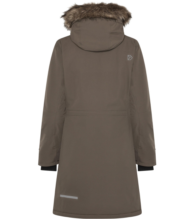 Didriksons 1913 Didriksons 1913 Erika Wns Parka 3 f07_mocha brown 504303 F07_Mocha Brown Didriksons 1913 jassen 504303 marine bij Leerentveldvrijetijd.nl